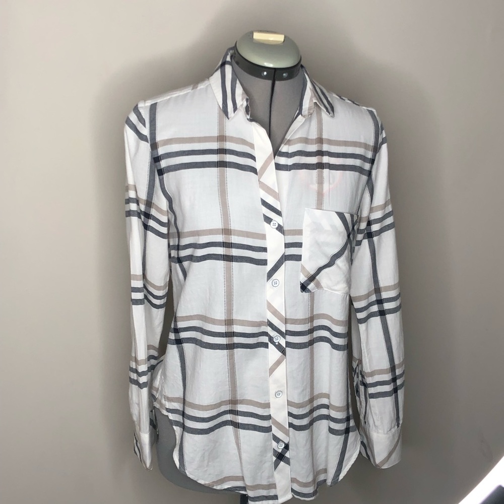 Cloth & Stone Plaid Button Down